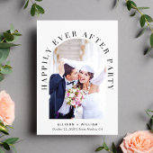 ハッピーエバーアフターパーティー アーチ フォト ウェディング 招待状