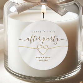 ハッピーエバーアフターパーティー ウェディングレセプション ラウンドシール