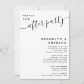 ハッピーエバーアフターパーティー ウェディングレセプション 招待状 (正面)
