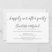 ハッピーエバーアフターパーティー ウェディング エルオープメント 招待状 (正面)