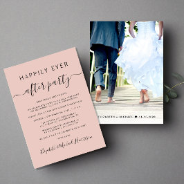 ハッピーエバーアフターパーティー フォト ブラッシュ レセプション 案内状
