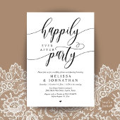 ハッピーエバーアフターパーティー モダンな結婚披露宴 招待状