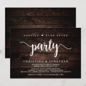 ハッピーエバーアフターパーティー, ラスティックウッド, 挙式のみ 招待状 (正面/裏面)
