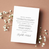 ハッピーエバーアフターパーティー レセプション フォト ウェディング 案内状