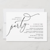 ハッピーエバーアフターパーティー ロマンチックディナー ダンス 招待状 (正面)