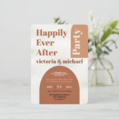 ハッピーエバーアフターパーティー 結婚後招待状 招待状 (スタンド正面)