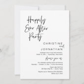 ハッピーエバーアフターパーティー・結婚記念食事会 招待状 (正面)