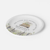 ハッピーエバーアフターブックブライダルシャワー ペーパープレート (アングル)