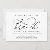 ハッピーエバーアフターブランシュ 現代のロマンチックパーティー 招待状 (正面)