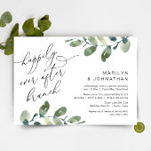 ハッピーエバーアフターブランチパーティーグリーンイロープメント 招待状