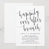 ハッピーエバーアフターブランチ ウェディングエロープメント 招待状 (正面/裏面)