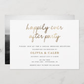 ハッピーエバーアフター結婚式の招待状 招待状 (正面/裏面)