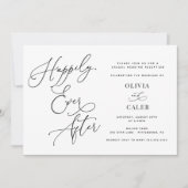 ハッピーエバーアフター結婚式二次会招待状 招待状 (正面)