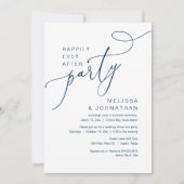 ハッピーエバーアフター結婚式挙式パーティーディナー 招待状 (正面)