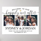 ハッピーエバーアフター３ フォトウェディング ウェルカムスクリプト ポスター (正面)