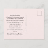 ハッピーエバーアフター アーチ写真 ウェディング レセプション 案内ポストカード (裏面)