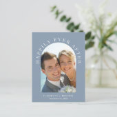 ハッピーエバーアフター アーチ写真 ウェディング レセプション 案内ポストカード (スタンド正面)