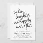 ハッピーエバーアフター ウェディングアフターパーティ 招待状 (正面)