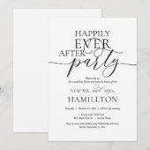 ハッピーエバーアフター ウェディングディナー＆パーティー招待状 招待状 (正面/裏面)