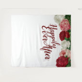 ハッピーエバーアフター ウェディングパーティー 背景 タペストリー (正面(横))