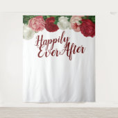 ハッピーエバーアフター ウェディングパーティー 背景 タペストリー (正面)