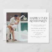 ハッピーエバーアフター ウェディングレセプション 招待状 (正面)