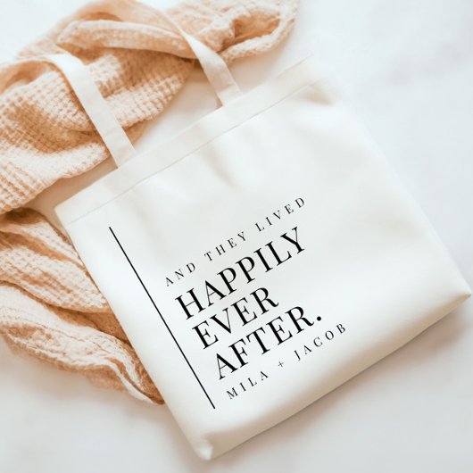 ハッピーエバーアフター ウェディング ウェルカム トートバッグ