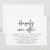 ハッピーエバーアフター ウェディング エルオープメント ディナー 招待状 (正面/裏面)