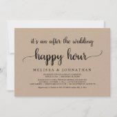 ハッピーエバーアフター ウェディング エルオープメント ハッピーアワー 招待状 (正面)