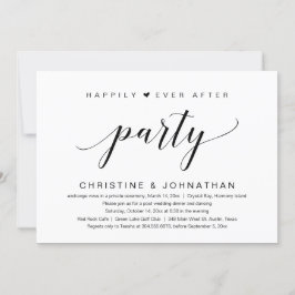 ハッピーエバーアフター ウェディング エロープメント パーティー 招待状