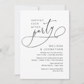 ハッピーエバーアフター ウェディング エロープメント パーティー 招待状 (正面)