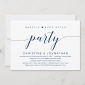 ハッピーエバーアフター ウェディング エロープメント パーティー 招待状 (正面)