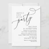 ハッピーエバーアフター ウェディング エロープメント パーティー 招待状 (正面)