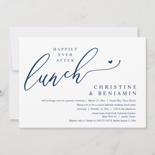 ハッピーエバーアフター・エルオープメントランチ・セレブレーション 招待状 (正面)