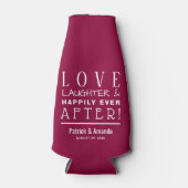 ハッピーエバーアフター クランベリー ウェディング ボトルクーラー (正面)
