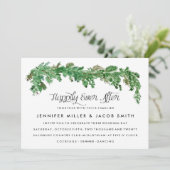 ハッピーエバーアフター グリーンの結婚式招待状 招待状 (スタンド正面)