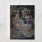 ハッピーエバーアフター スクリプト2 ウェディング フォト インビテーション (正面)