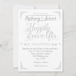 ハッピーエバーアフター ストーリーブック ウェディング 招待状