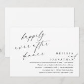 ハッピーエバーアフター ダイニング＆ダンシング 招待状 (正面/裏面)