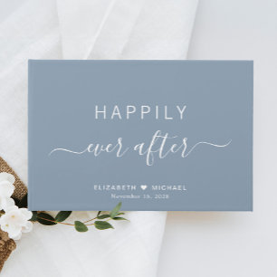 ハッピーエバーアフター ダスティブルーの結婚式 ゲストブック