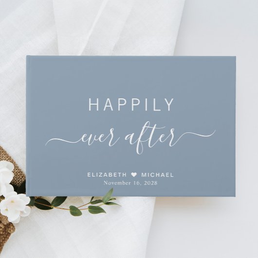 ハッピーエバーアフター ダスティブルーの結婚式 ゲストブック