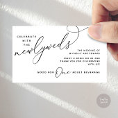 ハッピーエバーアフター ドリンクチケット 大人向け飲み物 エンクロージャーカード