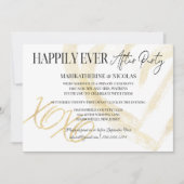 ハッピーエバーアフター ハグ＆キス ウェディングパーティ 招待状 (正面)