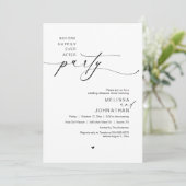 ハッピーエバーアフター パーティーの前、リハーサル ディナー 招待状 (スタンド正面)