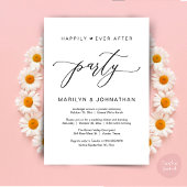 ハッピーエバーアフター パーティー ウェディング エロープメント ディナー 招待状
