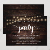 ハッピーエバーアフター パーティー, ストリング ライト, 秘密結婚 招待状 (正面/裏面)