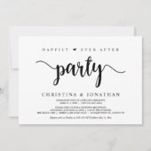 ハッピーエバーアフター パーティー, モダン ラスティック, 挙式のみ 招待状 (正面)
