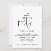 ハッピーエバーアフター パーティー レセプションのみ フォト 招待状 (正面)