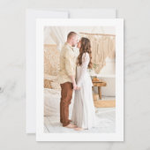 ハッピーエバーアフター パーティー レセプションのみ フォト 招待状 (裏面)