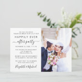 ハッピーエバーアフター フォト ウェディング レセプション 招待状 (スタンド正面)